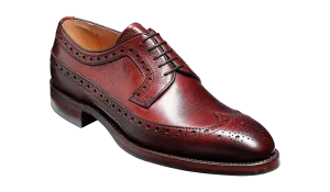 Barker Calvay Classic Long-Wing  Brogue Shoe - Cherry Grain