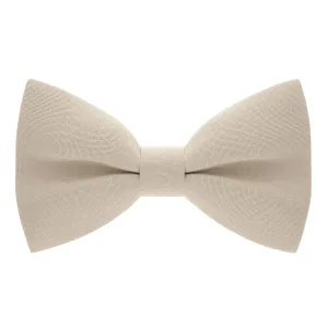 Beige Bow Tie