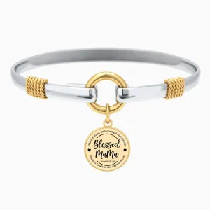 Blessed Mama - Two-Tone Bracelet