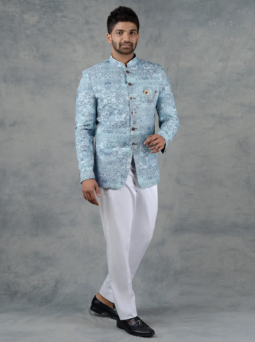 Blue Jodhpuri Suit | JadeBlue