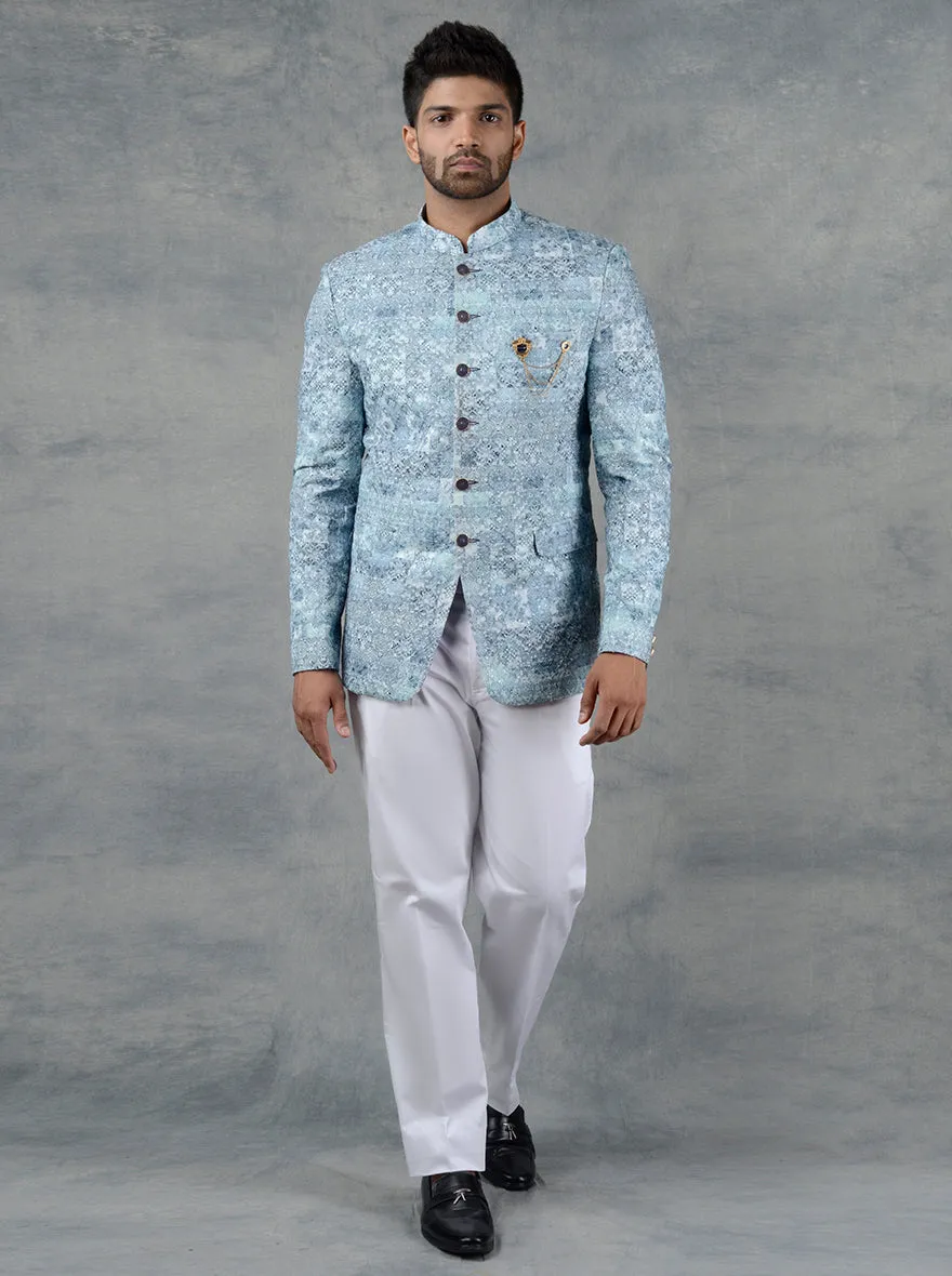 Blue Jodhpuri Suit | JadeBlue