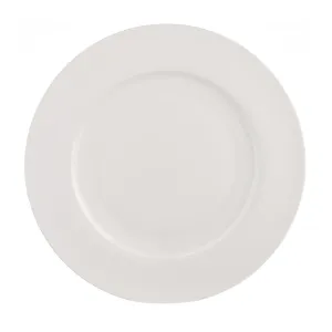 Bone China Rim Dinner Plate 28cm White