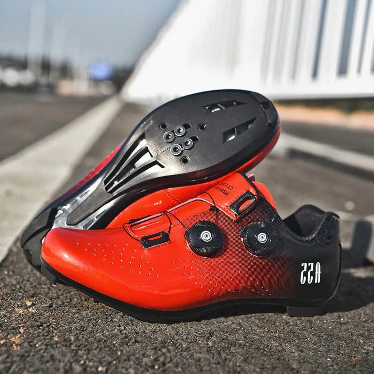 Breathable Colorful Road Cycling Shoes