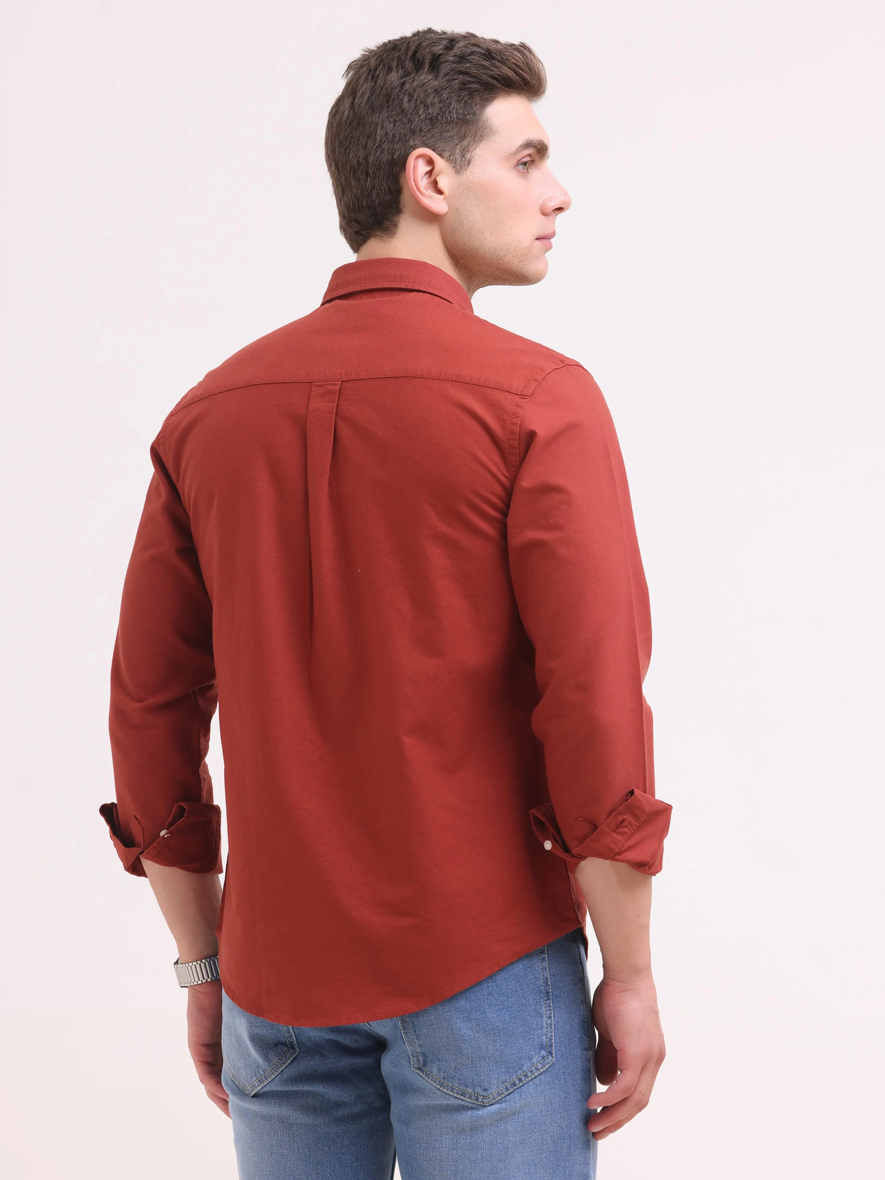 Celest Oxford Shirt - Red