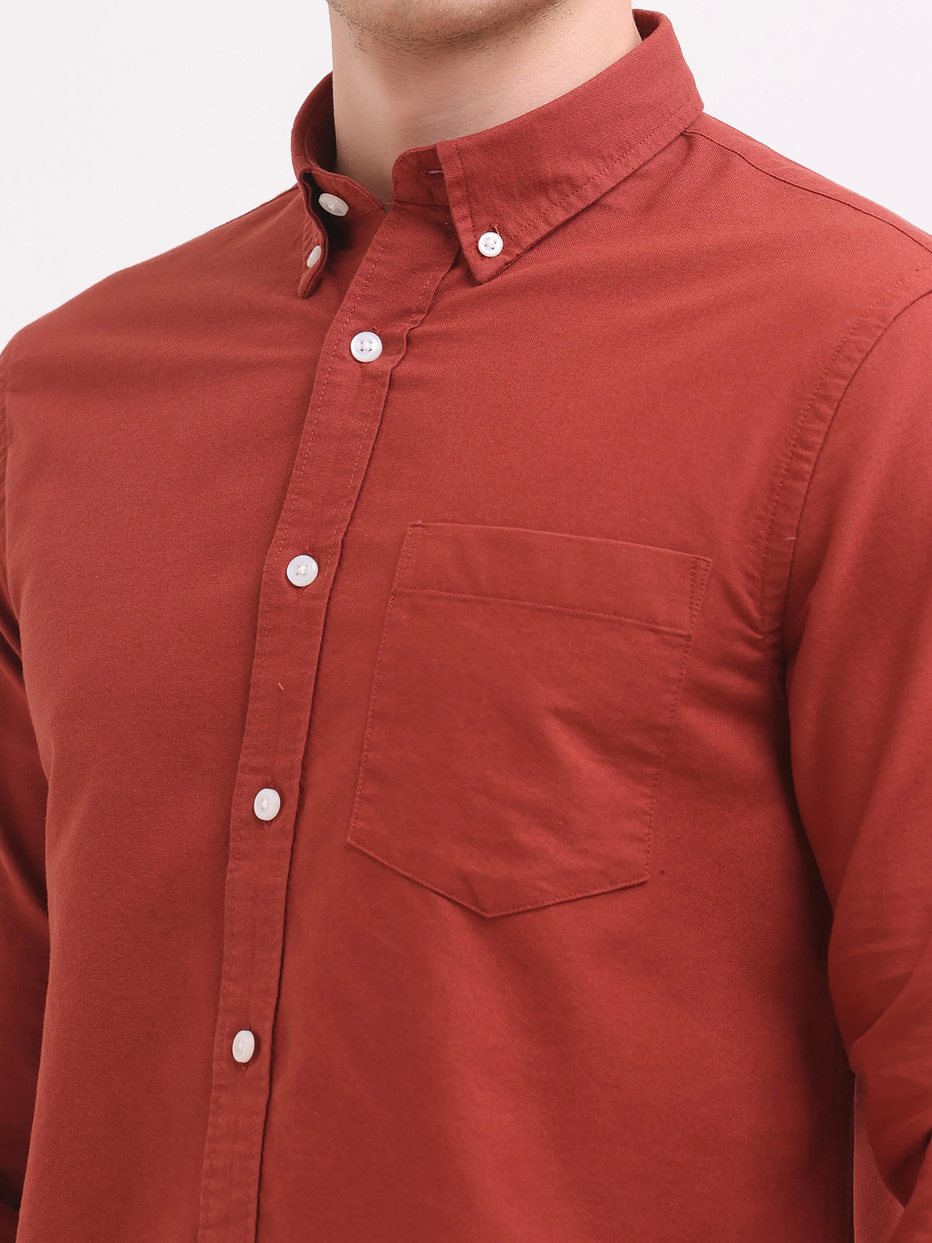 Celest Oxford Shirt - Red