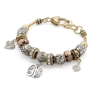 Charm Bracelet Initial N