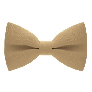 Deep Beige Bow Tie