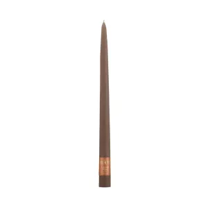 Dipped Taper Candle Portobello Single Candle, 12in