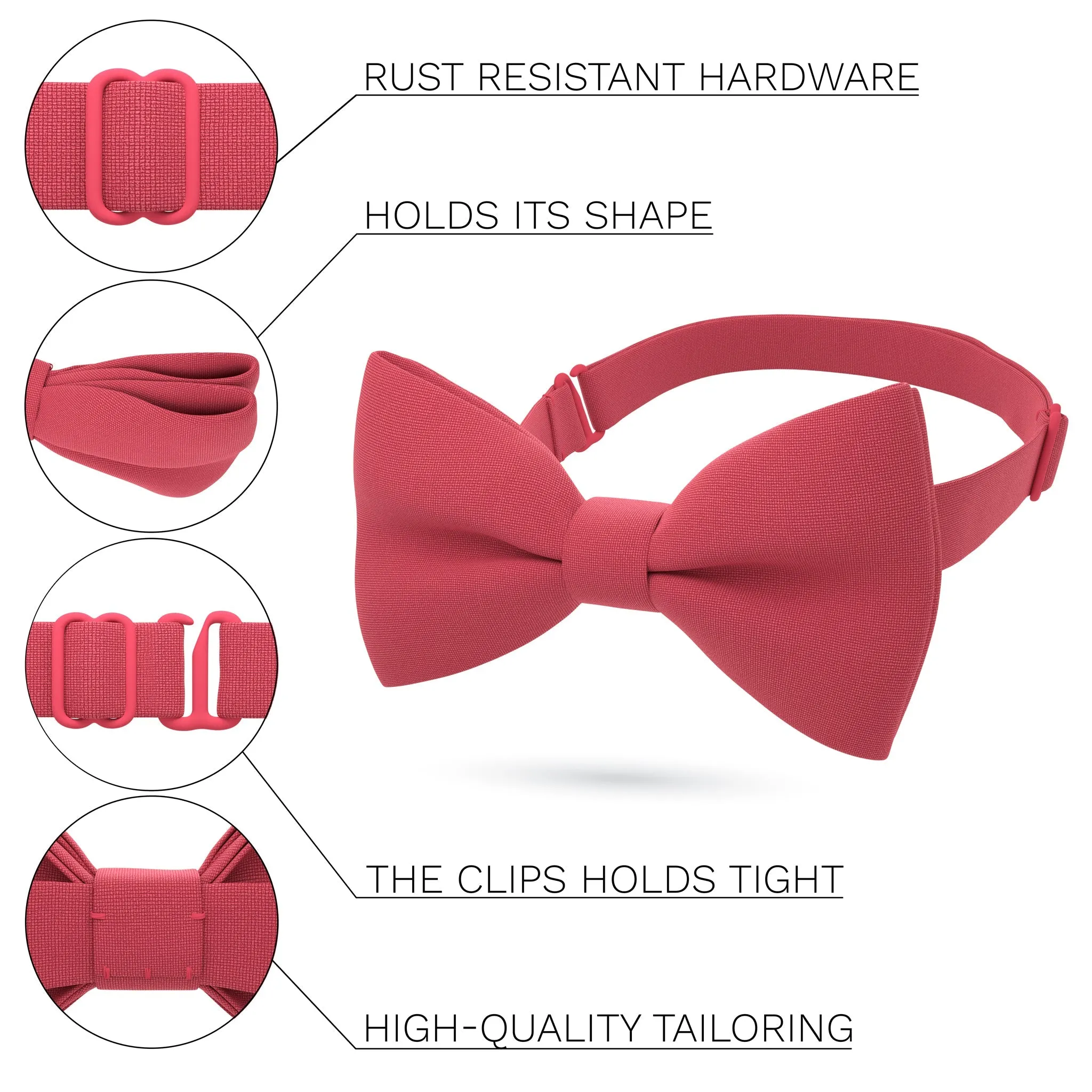 Light Red Bow Tie