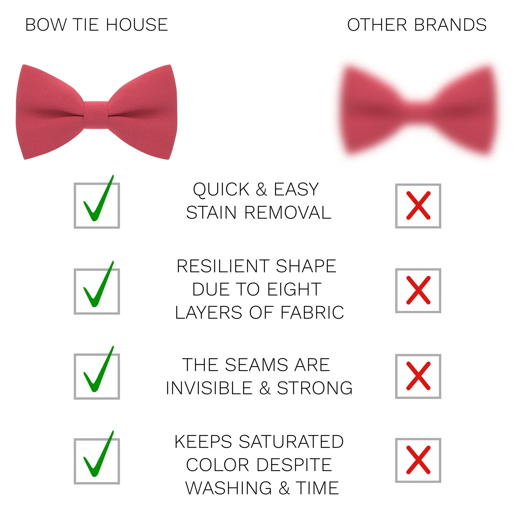 Light Red Bow Tie