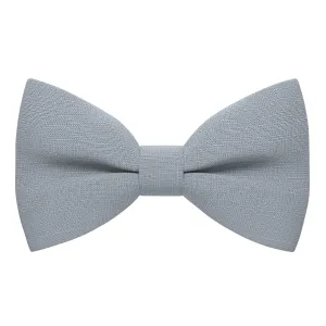 Linen Fossil Grey Bow Tie