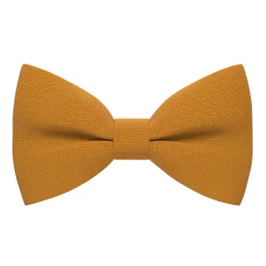 Linen Mustered Bow Tie