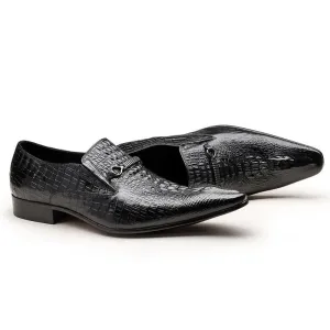 Men's Artificial Leather Oxford Luxury Dress Slip-on Shoes