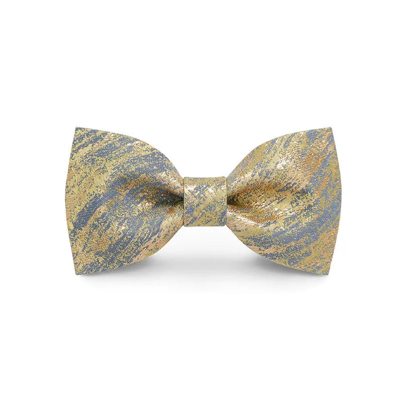 Men's Gold Glitter Tuxedo Classic Bow Tie