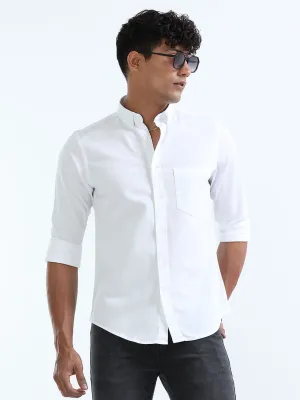 Men's White Oxford Shirt