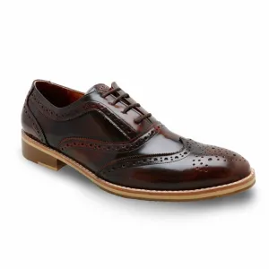 MR.FERGUSON FULL BROGUE European Brush Off Burgundy