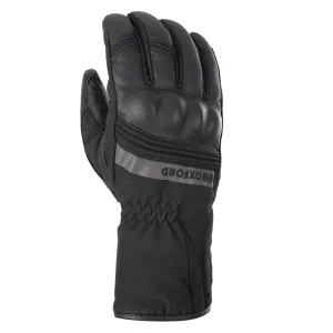 Oxford Calgary 2.0 Men Black Waterproof Motorcycle Gear Gloves Black