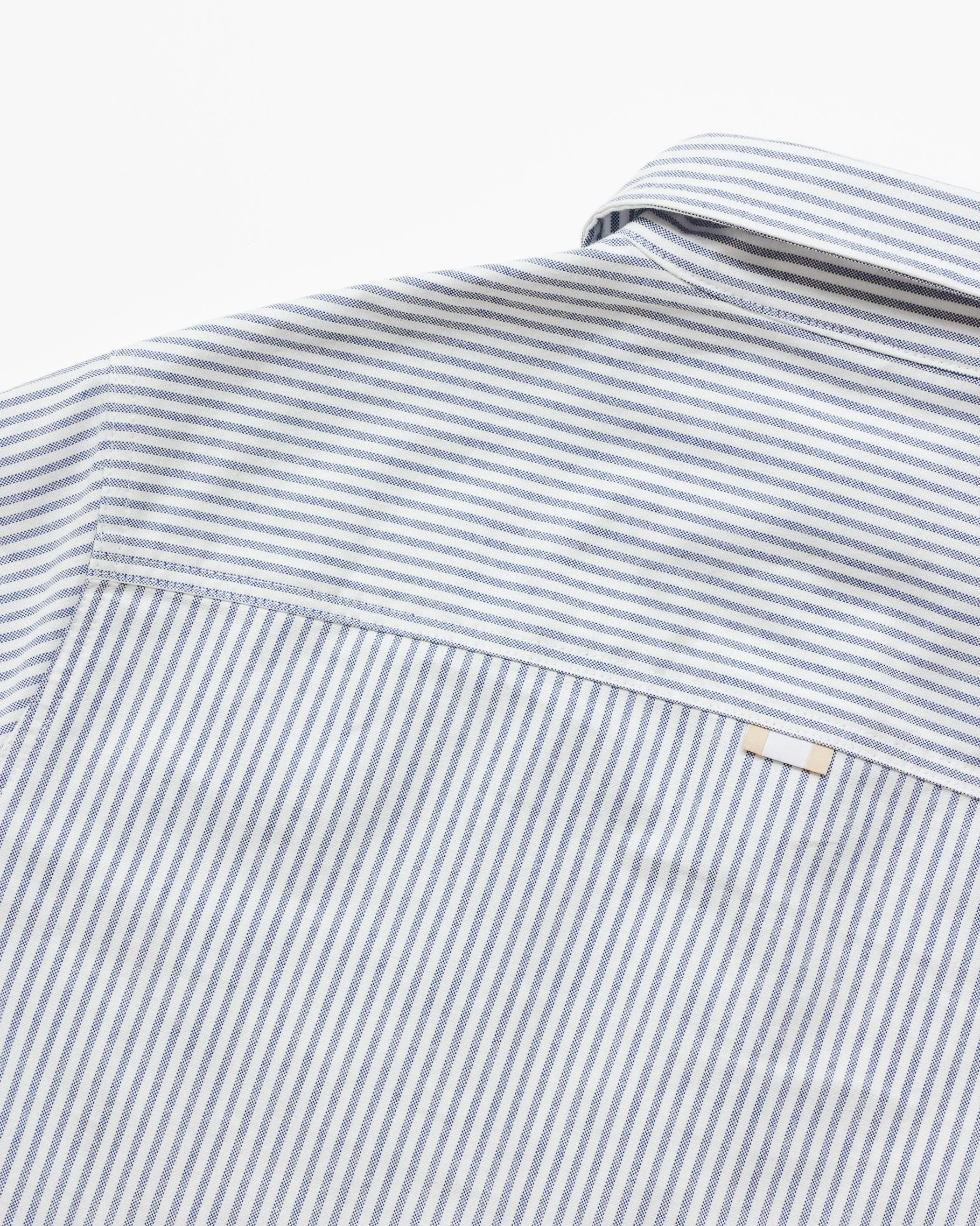 Oxford Stripe Shirt Navy - Unisex