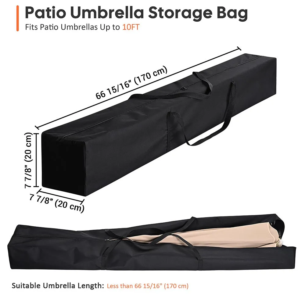 Patio Umbrella Bag Beach Umbrella Carry Bag 7-10ft (67")