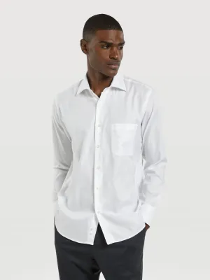 Regular fit business plain oxford formal shirt