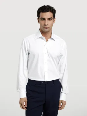 Regular fit k-easy plain poplin comfort formal shirt