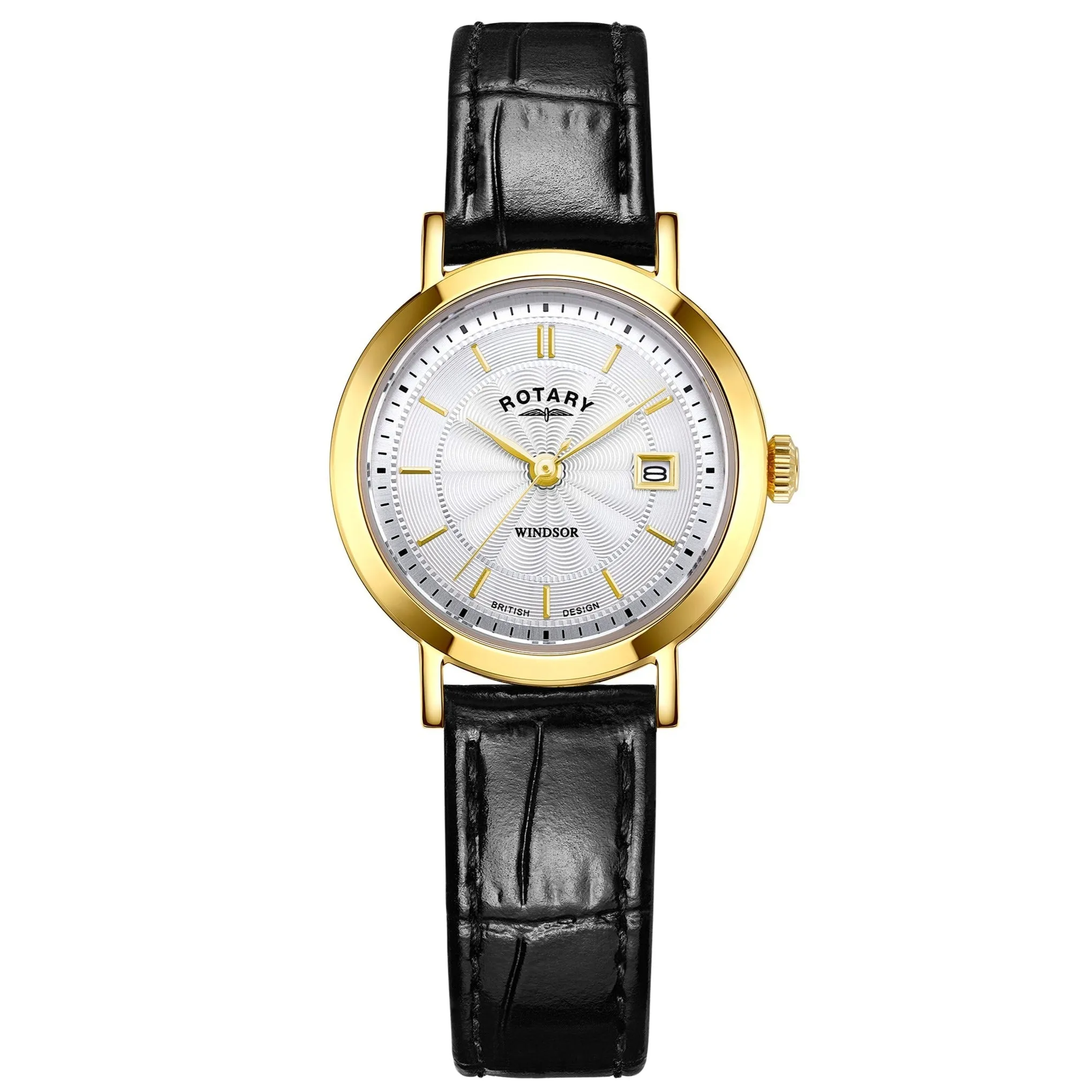 Rotary Windsor Ladies Silver Watch LS05423/70